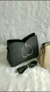 Calviero Collection G2997 TAS SELEMPANG FASHION IMPORT MOTIF ELEGAN HANDBAG LOVE