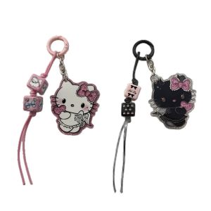 นางฟ้าปีศาจประกายน่ารักชุด Miu กระเป๋าผู้หญิงอุปกรณ์ประดับโทรศัพท์พวงกุญแจการ์ตูน Ins ของคู่รัก