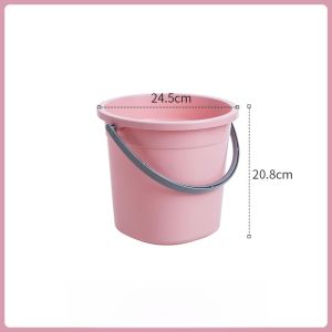 Large Size Thickened Plastic Bucket Set for Home Use Water Storage Laundry Washing Dormitory Use Car Wash Bucket Home Essentials