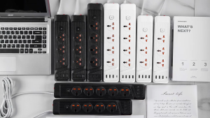 [SG 24H Ship] 2M 3M 5M Extension Cord with Individual Switch Universal Sockets Fast Charge 2500W Surge Protector UK Plug