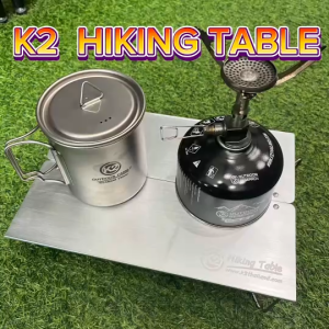 โต๊ะ K2 HIKING TABLE โต๊ะพับเล็ก โต๊ะสายเดินป่า ขี่มอเตอร์ไซค์ เน้นน้ำหนักเบา สะดวก พกพาง่าย