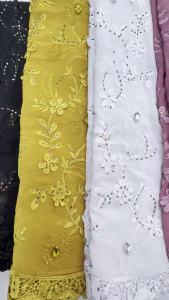 African Chiffon Lace Fabric High Quality Lace Material Nigerian French African Black Lace Fabrics For Women Wedding Dress Sewing