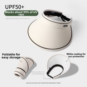 Foldable Full Protection Sun Visor Cap Hollow Top