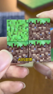 Magnetic Pixel Cube Building BlocksDIY Magnet Blocks with Dolls & Storage BagKids Educational Construction Toy Gift