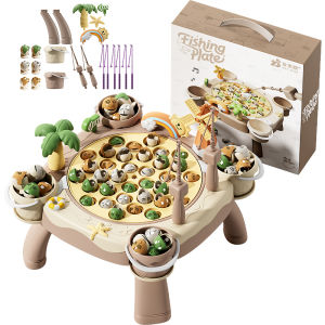 ของเล่นตกปลาด้วยแม่เหล็กสำหรับเด็ก ไฟฟ้า 360 ° หมุนได้พร้อมดนตรี เกมตกปลาแสนสนุก ของเล่นเสริมพัฒนาการสำหรับเด็กอายุ 3 ปีขึ้นไป