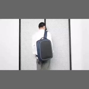 Tas Ransel Laptop Bisnis Travel New Stylish Smart Hard Shell EVA With USB Charger