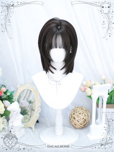 Natural Simulation Short Hair Lolita Wig for Women Full Head Cover Su Wen Daily Use Teenage Girl Synthetic Hair Wig