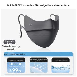 WANBAOLV | Sun UV Protection Face Mask for Women Ice Silk Breathable Cycling