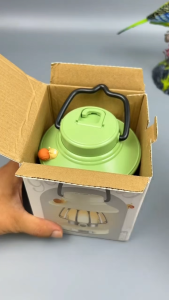 Camping  Night Lights USB C Rechargeable 3 Colors Stepless Dimming Night Light Outdoor Portable Emergency Retro LED Camping Lamp