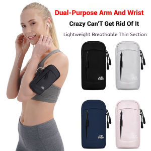 LAYOTO Sports Armbands Wrist Bag Fitness Reflective Arm Bag Pouch Bag Sport Bag Running Arm Bag Waterproof Mobile Phone Bag for Outdoor Sport Exercise Workout Running