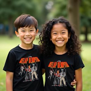 Monstahopkids KAOS ANAK BAND MUSIK SUKATANI Kaos Anak Laki-Laki Perempuan Bahan 24s