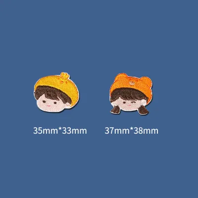 Cartoon Patch Sticker Self Adhesive Embroidered Clothes Pants Hole Mending Traceless Repairing down Jacket Patch without Sewing