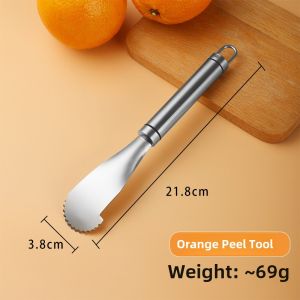 304 Stainless Steel Orange Peeler Home Use Orange Meat Extractor Peeling Knife Fruit Cutting Pomegranate Citrus Peeling Tool