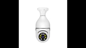 3MP Surveillance E27 Bulb WIFI Camera Color Night Vision Auto Tracking Indoor Security Protection CCTV Camera ICSee APP