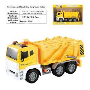 Elevator Grab Log Vehicle Inertial Self-Unloading Toy Truck