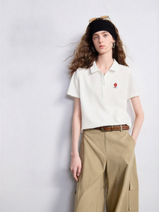 Toyouth | Áo Polo Thêu Hoa Thể Thao Mỏng Hè