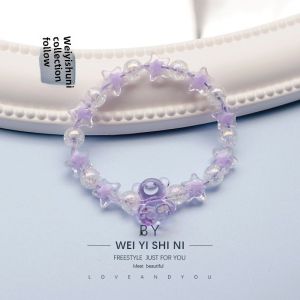 Best Friend Magnetic Bracelets Pair of Fairy Tale Iron Stone Children Students Girls Beautiful Magnetic Absorption Bracelets