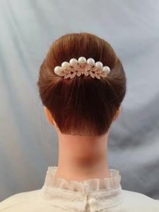 Phụ Kiện Tóc Phong Cách Cổ Điển Bàn Cờ Bạc Hợp Kim Ngọc Trai Đính Kim Cương Chống Trượt Đa Năng Kẹp Tóc Kẹp Tóc Kẹp Tóc