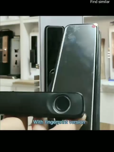 JAYA Original TaffHOME Smart Door Lock Password Fingerprint Card Kunci Gagang Pintu Digital - XR25