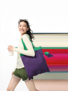 Beneunder | Lightweight Foldable Ins Style Dopeamine Color Mixing Casual Shoulder Bag
