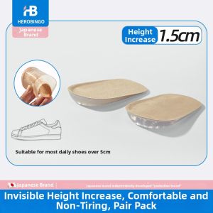 HEROBINGO | Shock Absorbing Anti-Slip Invisible Height-Increasing Insoles For Men And Women