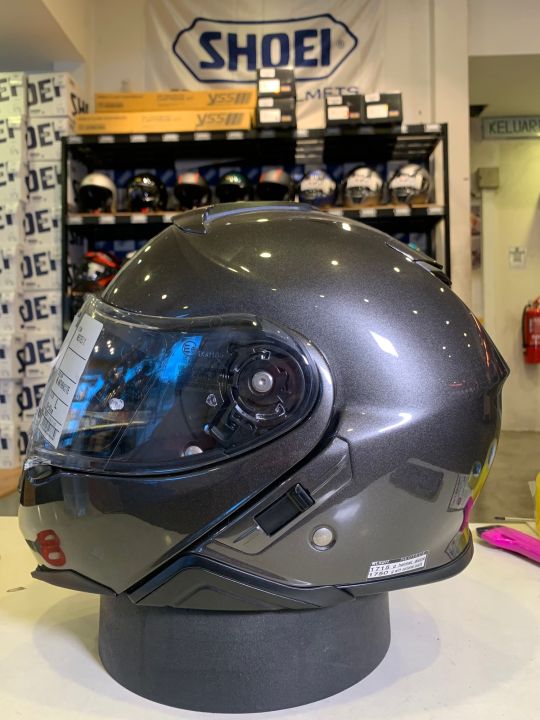 SHOEI NEOTEC ANTHRACITE METALLIC (OFFICIAL DEALER) Flip-Up