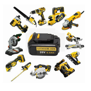 แบตเตอรี่ DEWALT 18V 20V แท้ 100% แบตเตอรี่เครื่องมือไฟฟ้าลิเธียมไอออน MAX Premium XR 6.0Ah