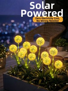 No Brand | Solar Outdoor Decorative Lights for Garden Landscaping