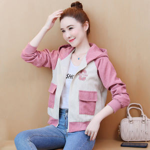 Áo Khoác Nữ Thời Trang Đa Năng Dáng Rộng Xuân Thu Phong Cách Thường Ngày Có Mũ Trùm Đầu Dài Tay Áo Khoác Ngoài Thường Ngày