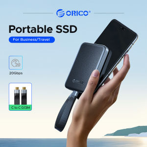 ORICO 1000MB/S Portable SSD PD100W Power Supply Port 128GB/256GB/512GB/1TB/2TB For Business/Travel luxury Leather