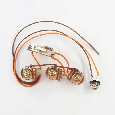 HSS Electric Guitar Standard Wiring Kit DIY Wiring Kit Upgrade for ST/SQ HSS Electric Guitar with 1 Volume/2 Tone 5-Speed Mech