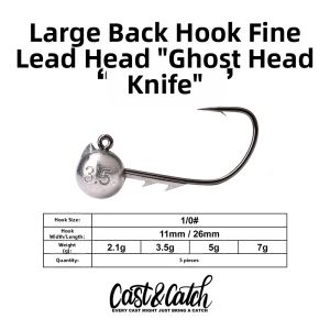 Cast&Catch | 70 Percent Lead Head Hook Ned Rig Finessing Jig