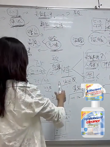 Cairan Pembersih Papan Tulis Whiteboard 330ml Spray Cleaner Penghapus Noda Tinta Kering Marker yang Membandel Tidak Merusak Permukaan
