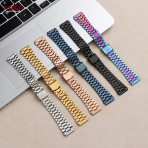 Stainless Steel Watch Bracelet 18mm for Casio F84 F105/108/A158/168 AE1200/1300 SGW400 F91W Vintage Metal Watchband Gold Straps