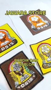 Bet Badge Sekolah SD SMP SMA Logo Osis Bordir Sablon