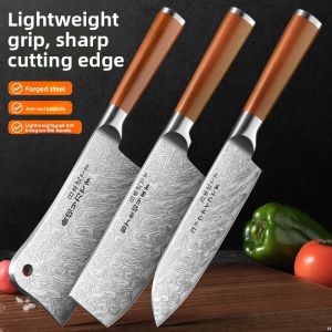 TINGLING | Japanese Full Steel Kitchen Knife and Cutting Board Set