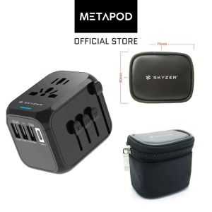 SKYZER PD156 TRAVEL ADAPTER 3USB-A 1USB-C WHITE