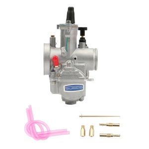Universal PW 21 24 26 28 30 32 34mm Motorcycle Universal Carburetor with Power Jet for Universal Keihin 2T 4T ATV Qu