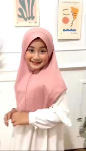 Hijab Bayi Bahan Jersey & Kerudung Dagu Anak Usia 0-3 Tahun