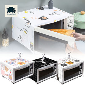 Waterproof Microwave Oven Covers Grease Proofing Storage Bag Pockets Dust Covers Kitchen Decoration
