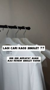 Pierre Uno Kaos Dalam Pria Singlet PU-S01 Putih 1 Pack Isi-1Pcs