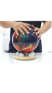 Bowling Ball Holder Ball Cup Rotating Stand Spinning Stand