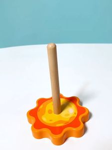 (DỌN KHO) Xếp hình tháp gỗ cầu vồng - đồ chơi giáo dục cho bé mới nhất 2023