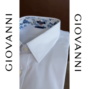 Áo Sơ Mi Dài Tay Nam Bernini by Giovanni Phối Họa Tiết Dáng Regular BLS0136-1