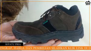 NEFF / Sepatu boot tracking pria kulit suede / Sepatu hiking traveling touring / Coklat JOC 211
