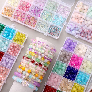 Handmade DIY Beading Material Kit Glass Seed Beads Explosion Flower Loose Beads Bracelet Accessories Set Fashion Jewelry