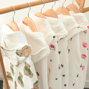 Pure Cotton Four-Layer Gauze Infant Bath Towel for Children Baby Hooded Cloak Super Soft Absorbent Cloak Bathrobe Beach Swimming