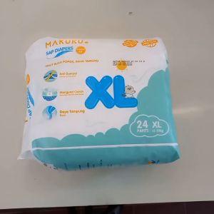 Makuku Comfort Fit Pants popok bayi sekali pakai XL24