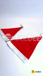 Topi natal polos dewasa/ Topi natal polos anak/topi natal flanel