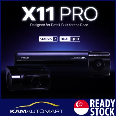 IROAD X11 PRO 1440P QHD Sony Sensor Dual Channel Quad-HD Car Recording Dash Camera (KAM AUTO MART PTE LTD)